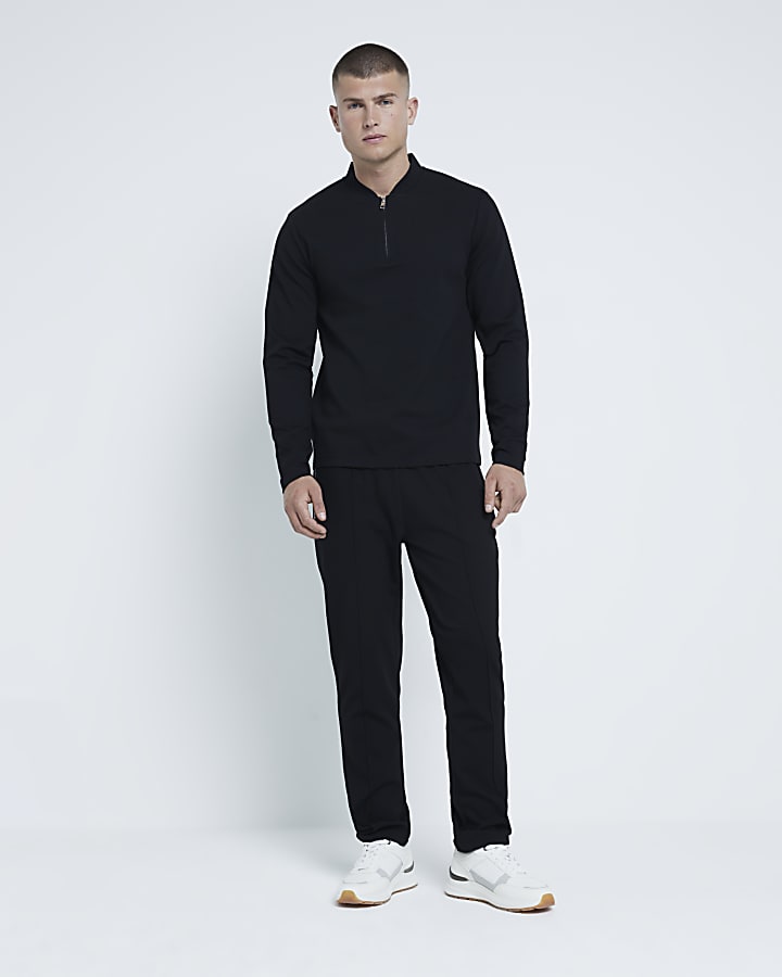 River island long sleeve polo online