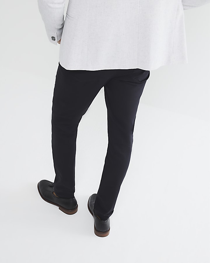 Black Skinny Fit Smart Trousers