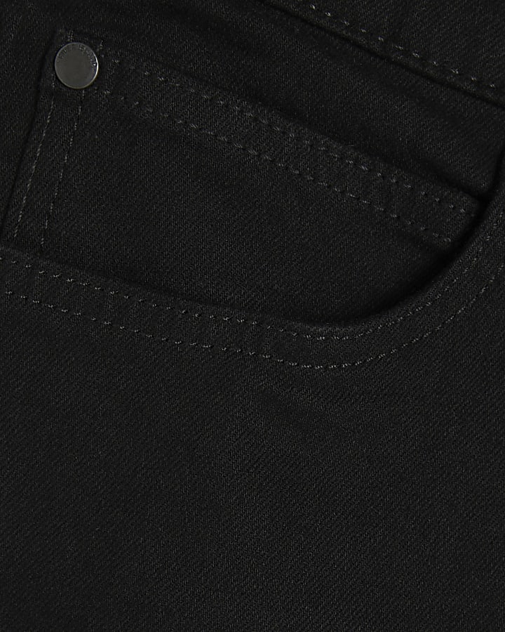 Black Tapered fit Jeans