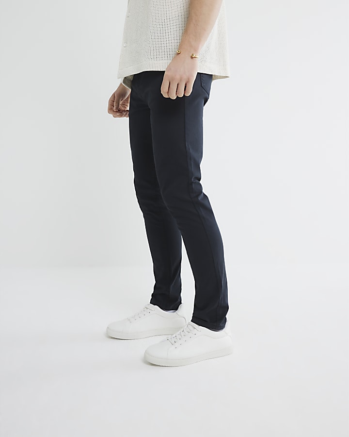 Black Skinny Fit Trousers