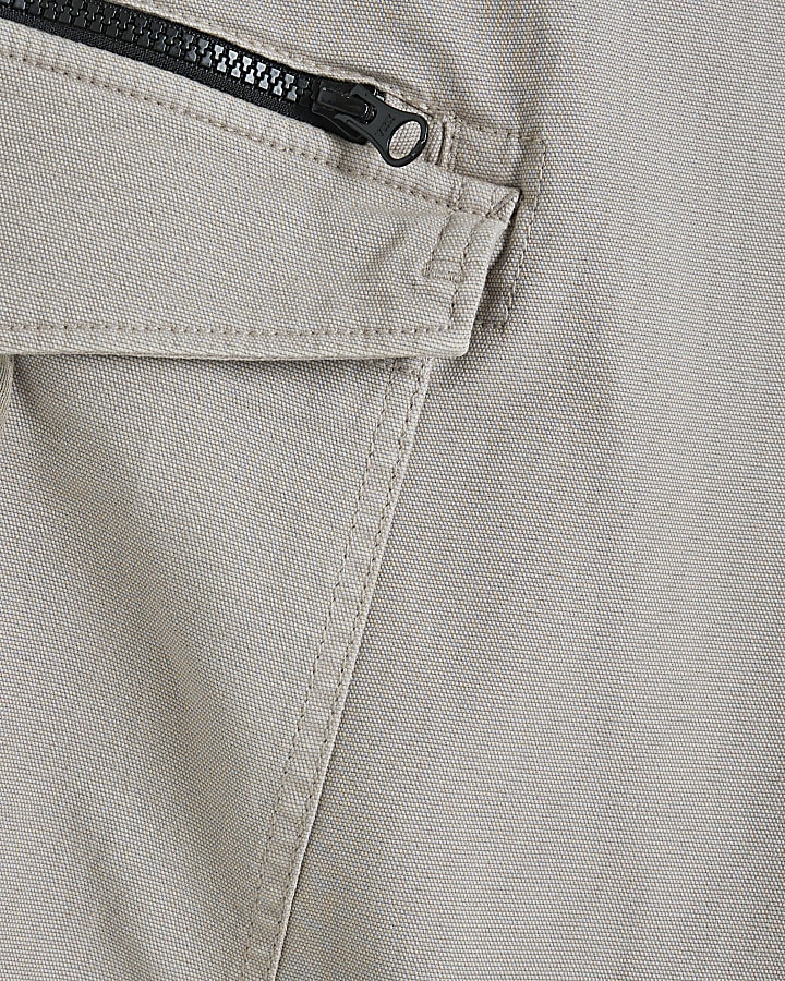 Grey Cargo Trousers