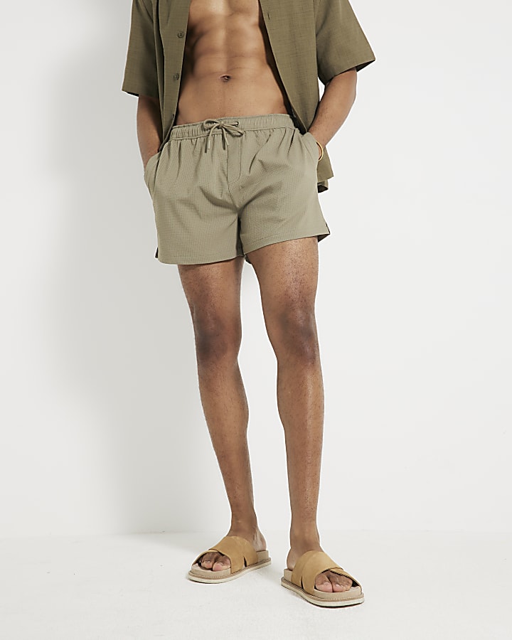 Khaki Swim Shorts