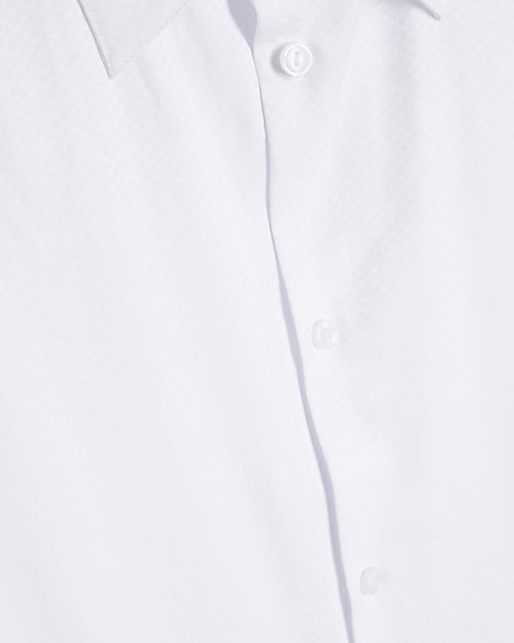 White Premium Slim Fit Shirt