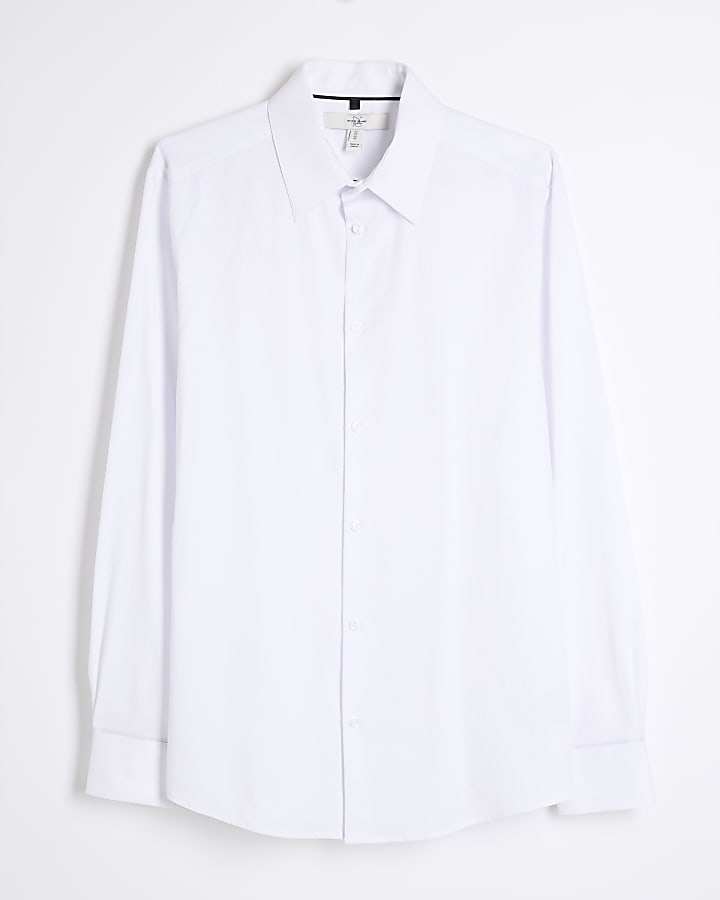 White Premium Slim Fit Shirt