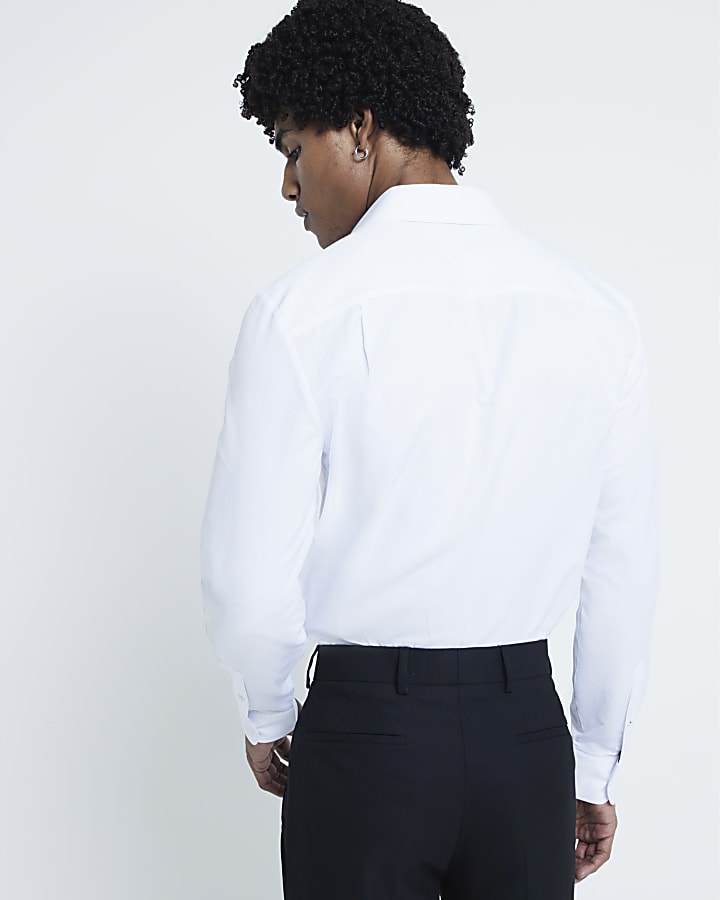 White Premium Slim Fit Shirt