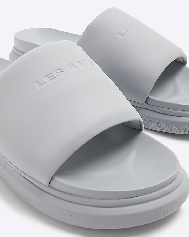 Grey Padded Sliders