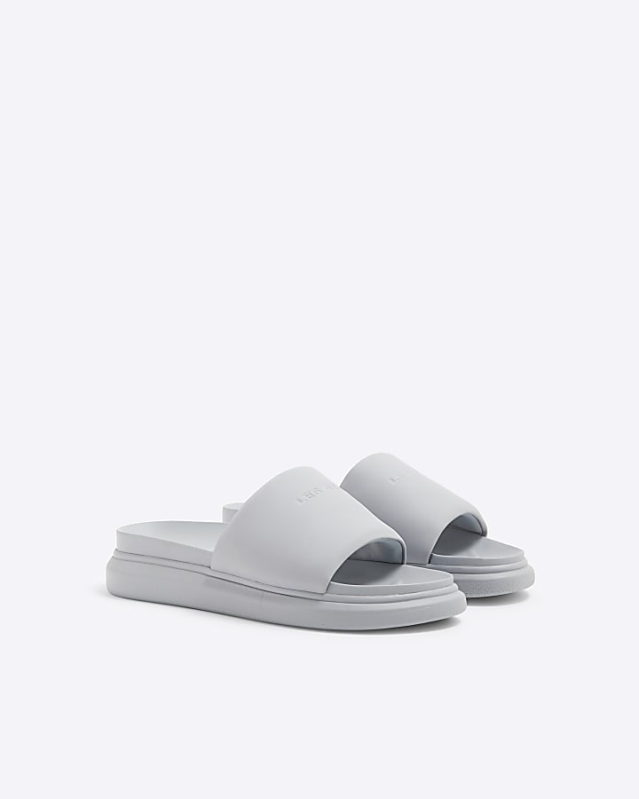 Grey Padded Sliders