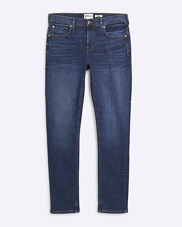 Blue Denim Skinny Fit Jeans