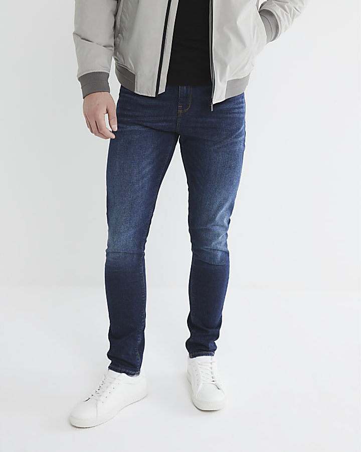 Dark Blue Skinny Fit Jeans
