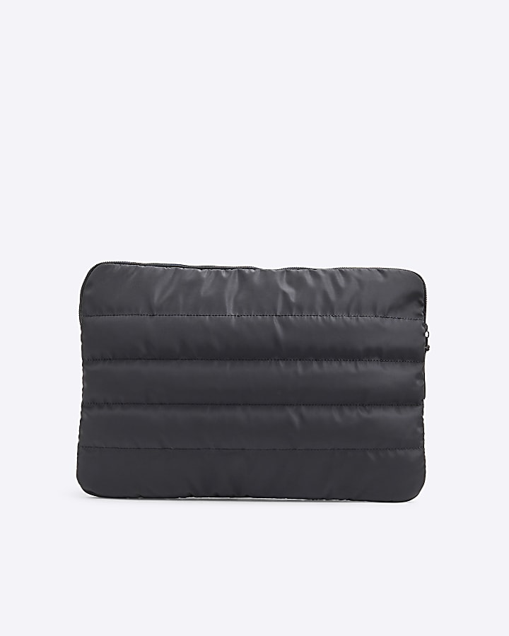 Black Quilted Luminis Laptop Case