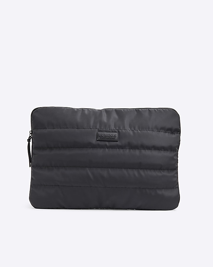 Black Quilted Luminis Laptop Case