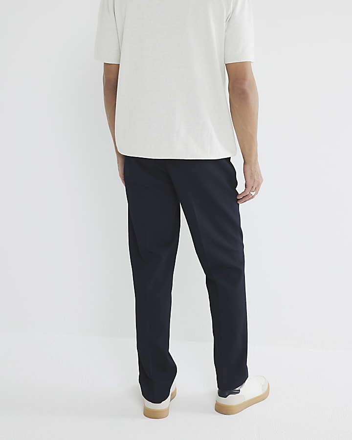 Navy Smart Trousers