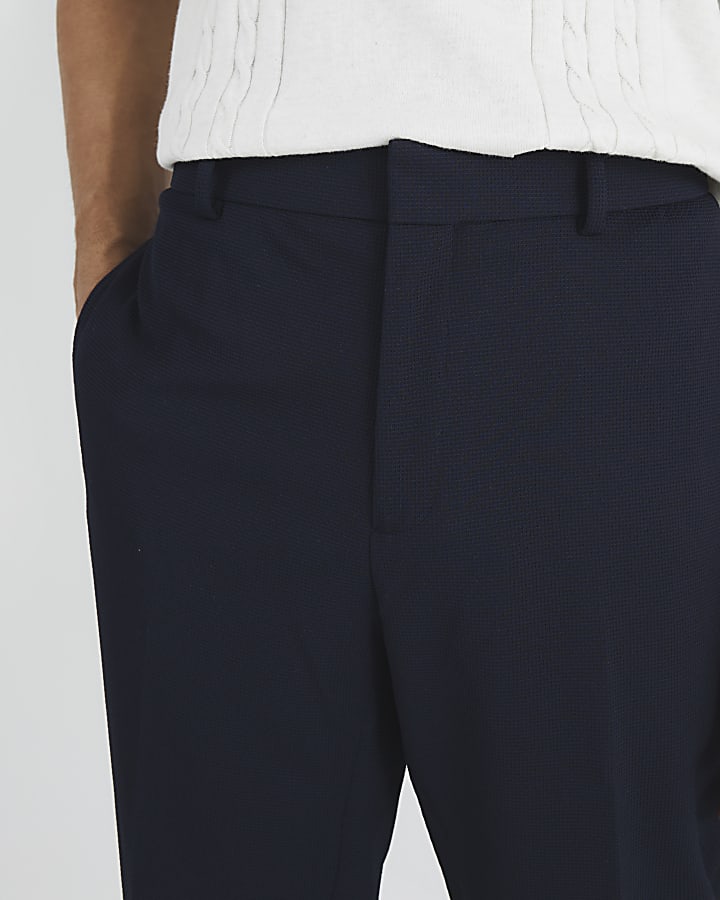 Navy Smart Trousers