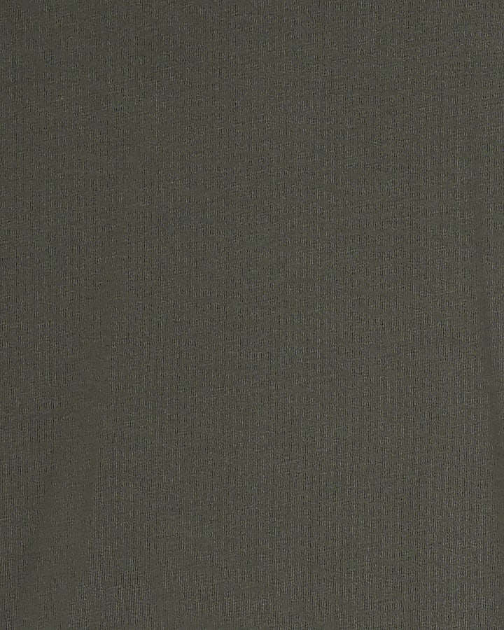 Khaki Short Sleeve Oversized T-Shirt