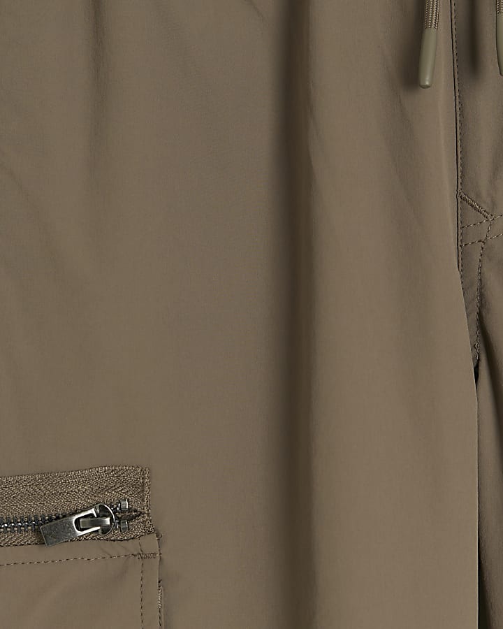 Stone Skinny Fit Cargo Trousers