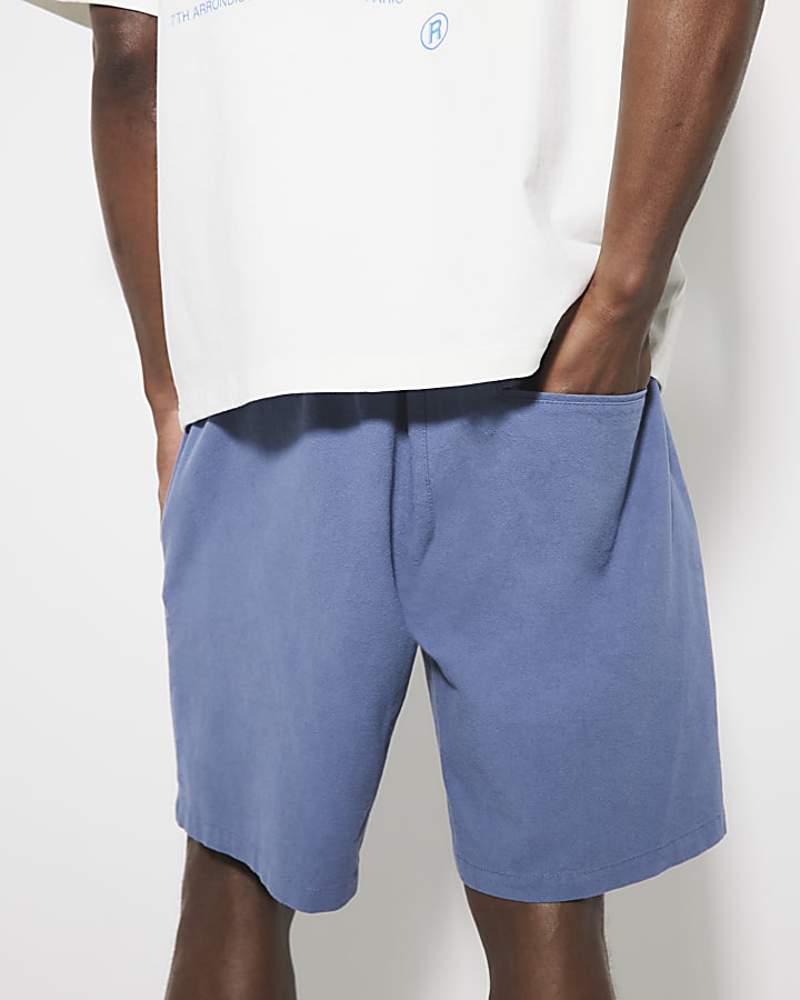 Blue Pull On Shorts