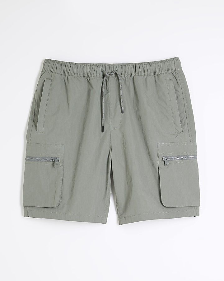 Green Cargo Shorts