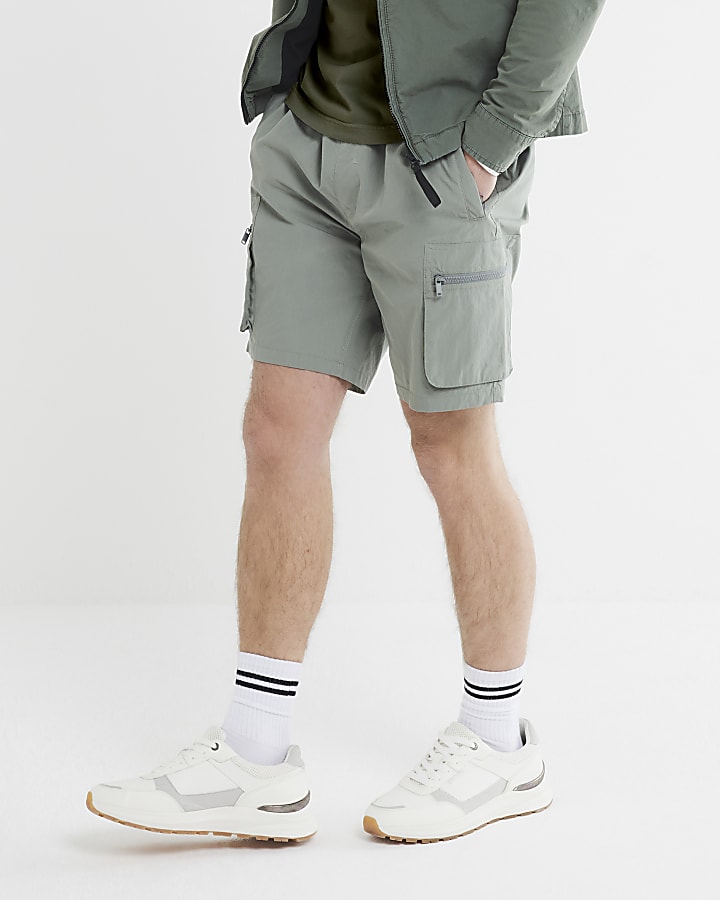 Green Cargo Shorts