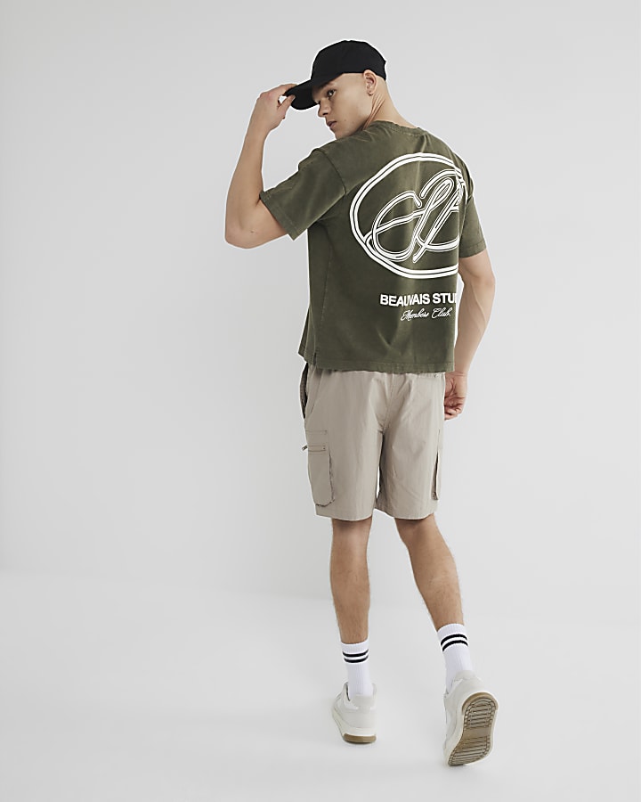 Stone Cargo Shorts