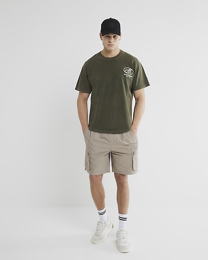 Stone Cargo Shorts