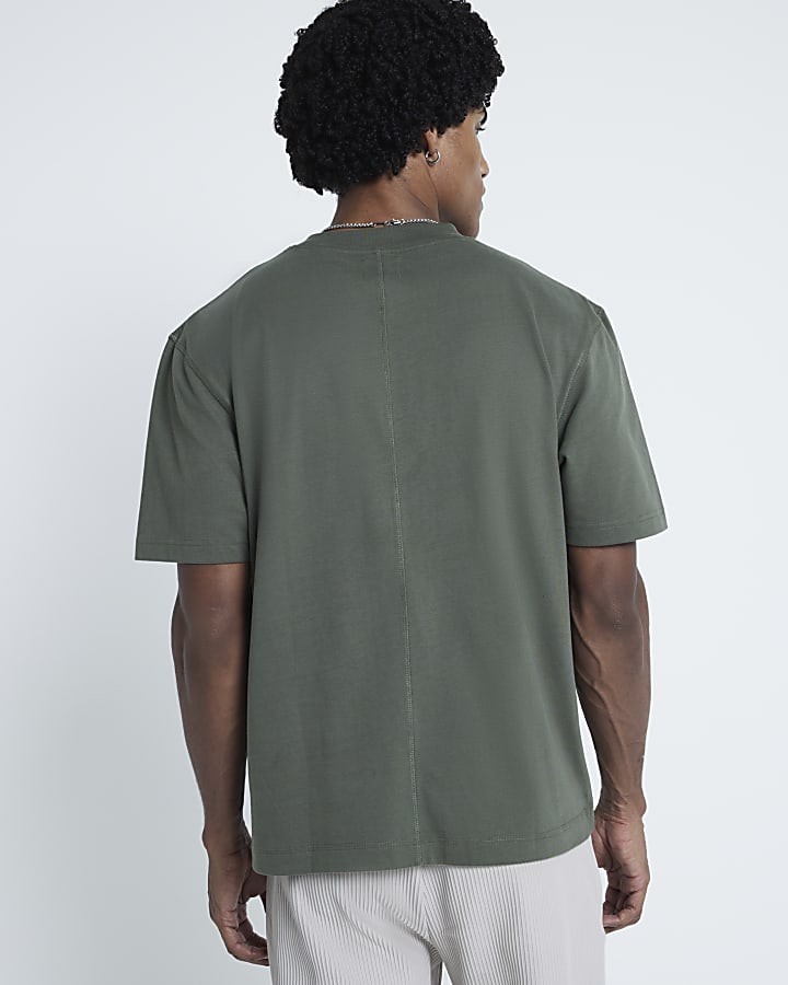 Khaki RI Studio Regular Fit T-shirt