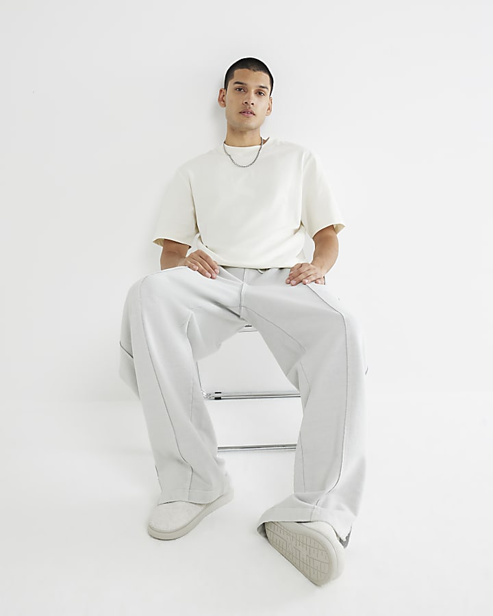 Beige Regular Fit RI Studio T-Shirt