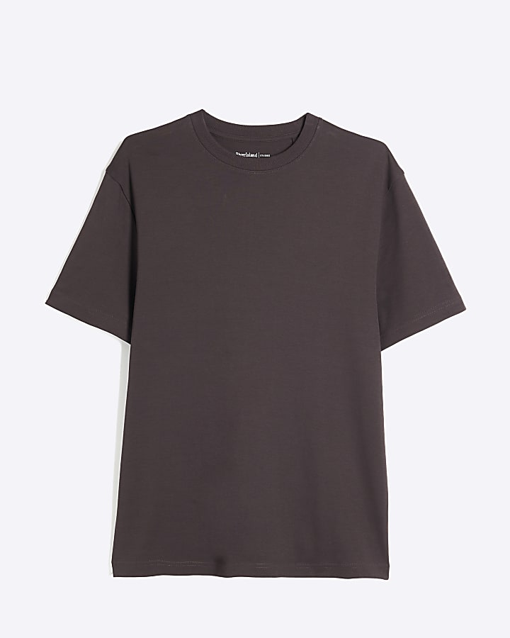 Brown Slim Fit RI Studio T-Shirt