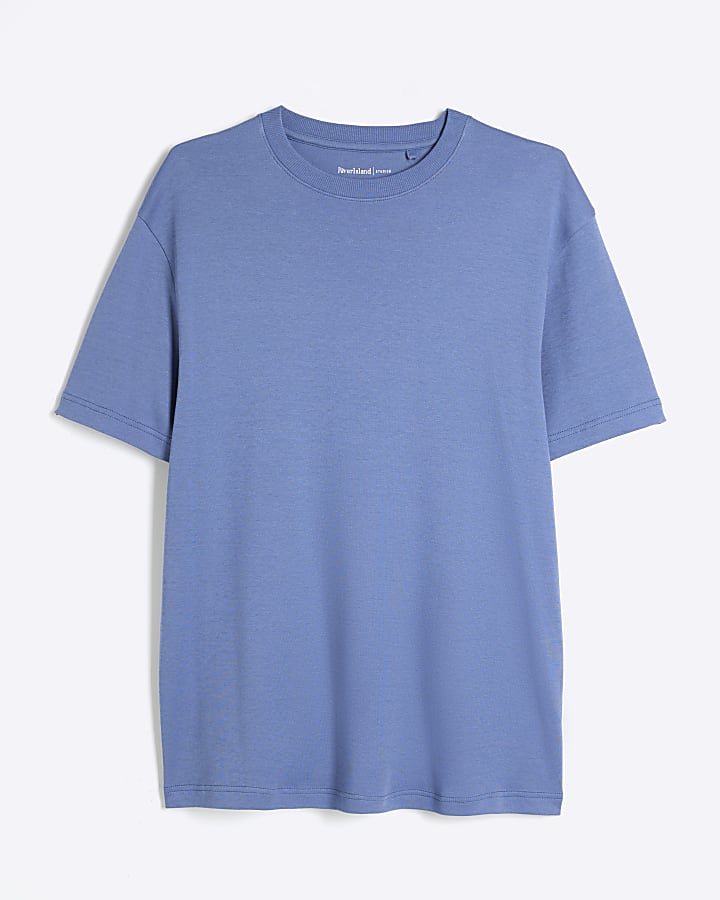 Blue Slim Fit RI Studio T-Shirt