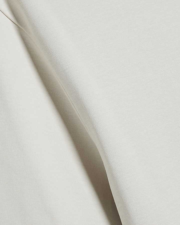 Cream Slim Fit RI Studio T-Shirt