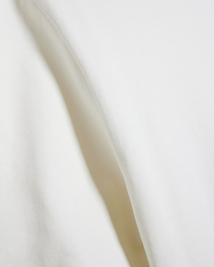 Beige Muscle Fit RI Studio T-Shirt