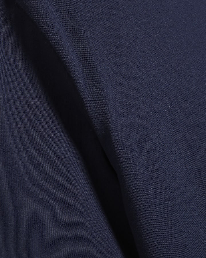 Navy Muscle Fit RI Studio T-Shirt