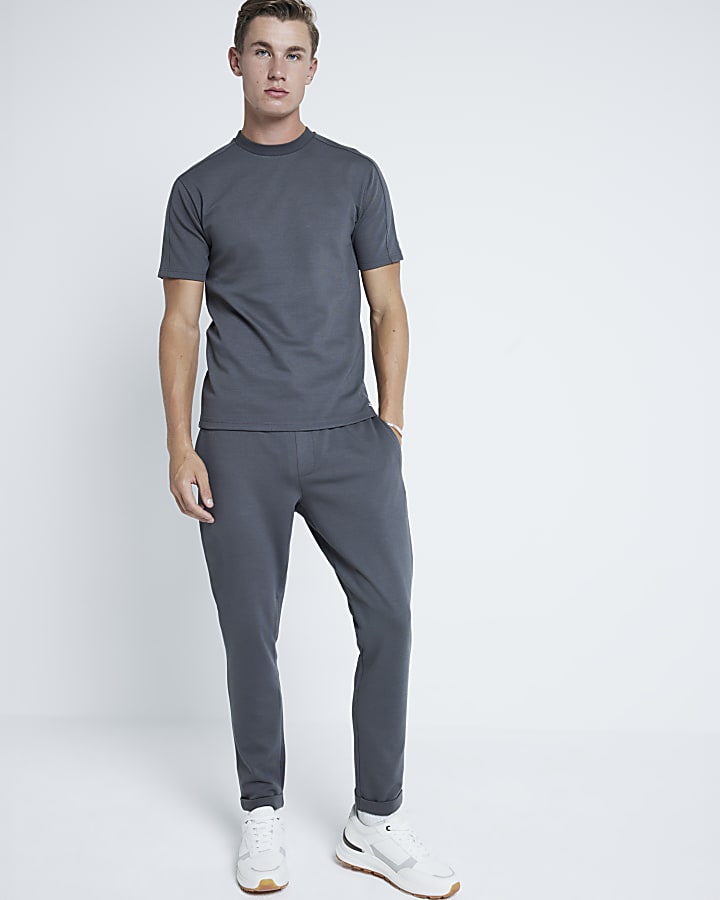 Grey skinny joggers on sale