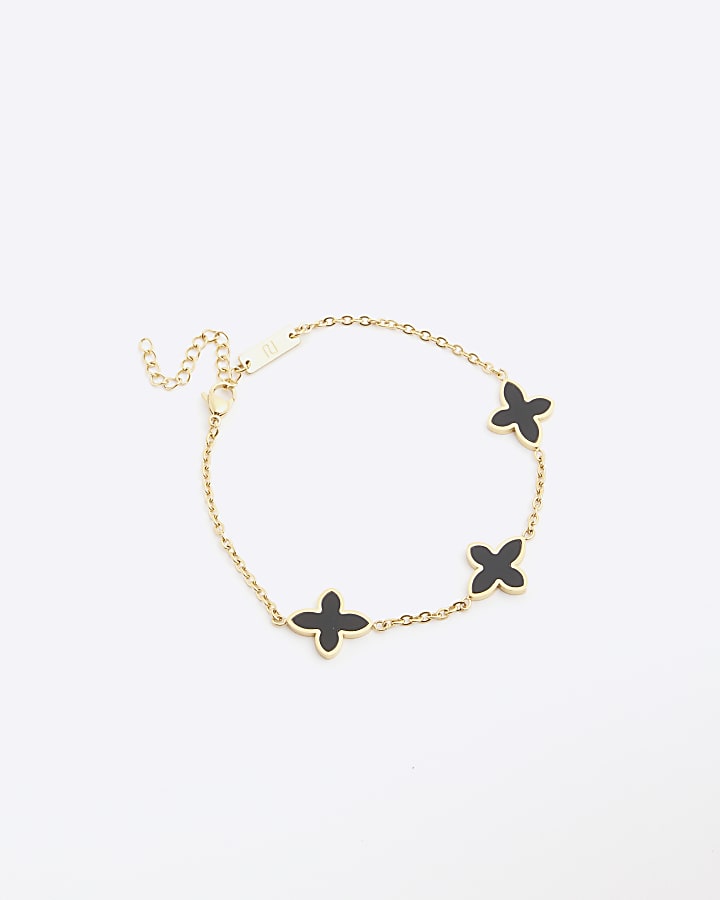 Black Clover Charm Bracelet