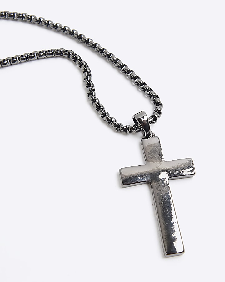 Black Cross Necklace