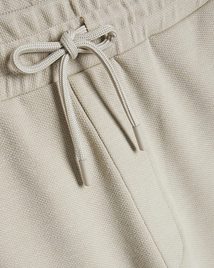 Stone Pique Skinny Fit Joggers