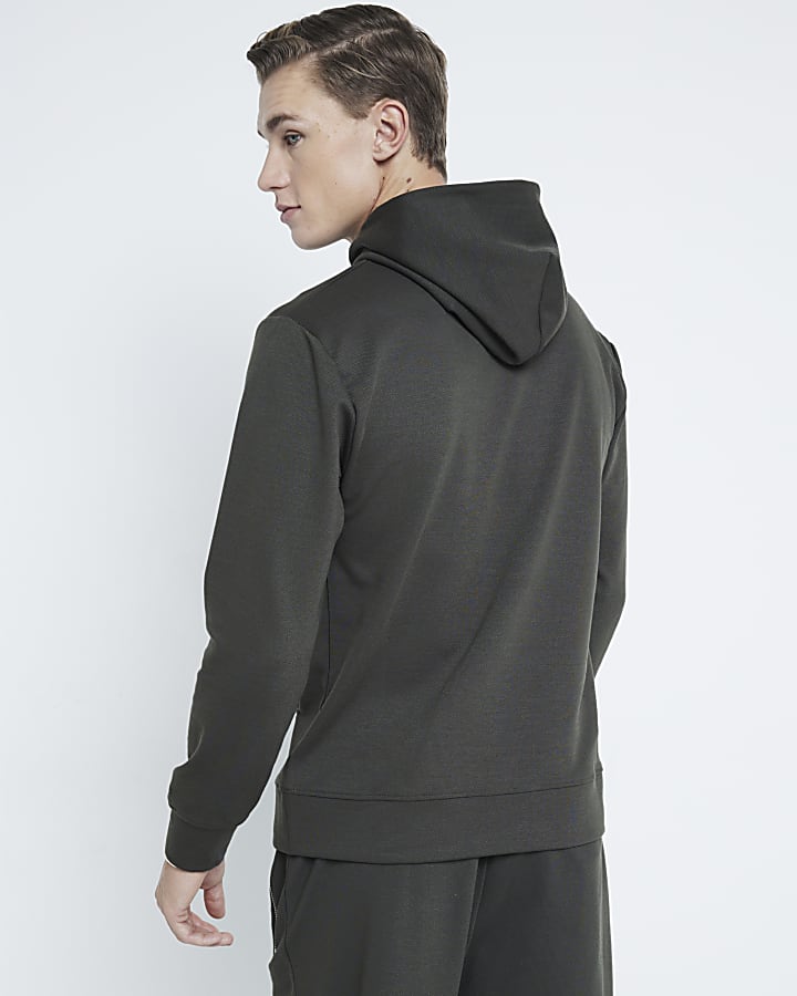 Khaki Long Sleeve Smart Hoody