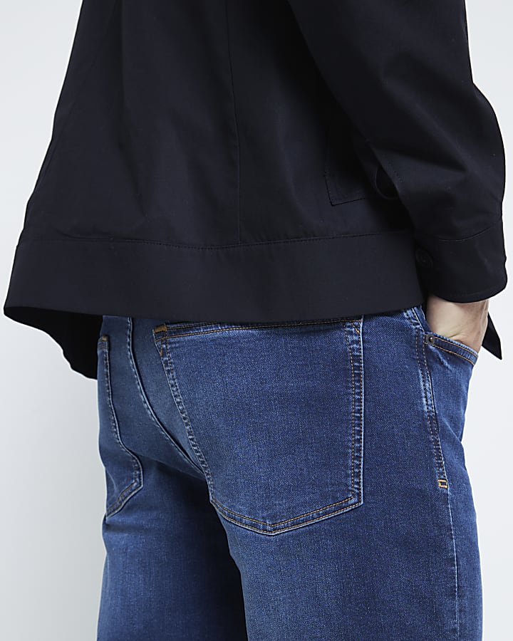 Blue Denim Slim Fit Jeans