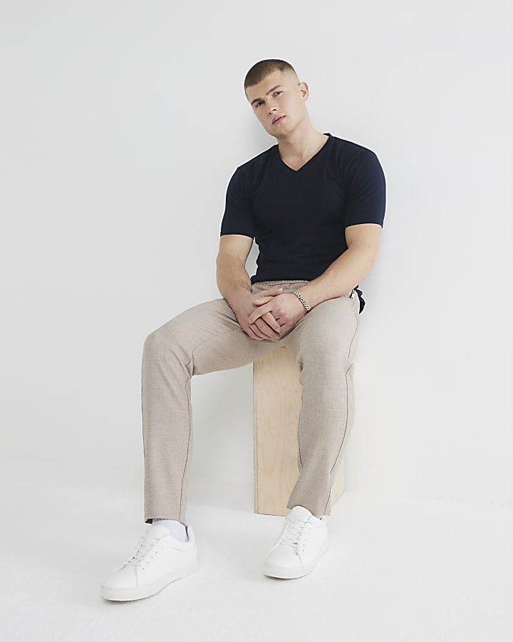 Stone Textured Smart Joggers