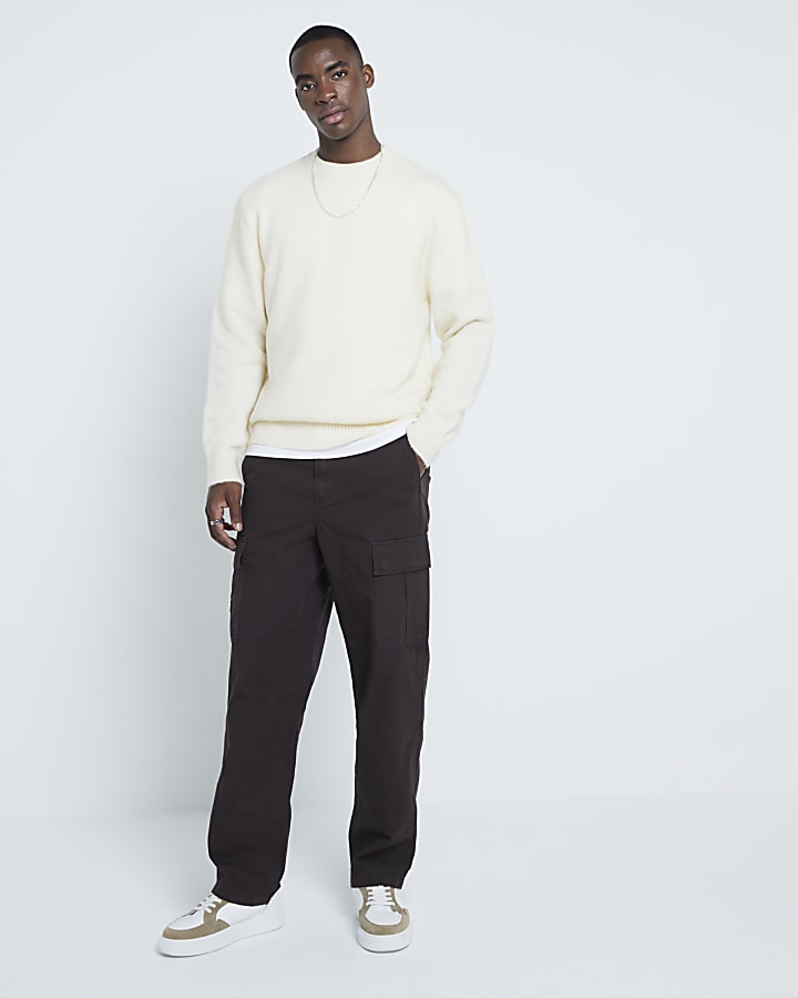 Yellow Relaxed Fit Jumper