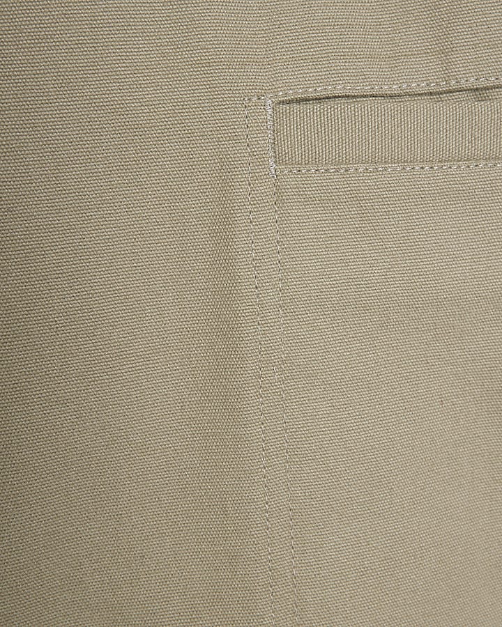 Khaki Relaxed Fit Trousers