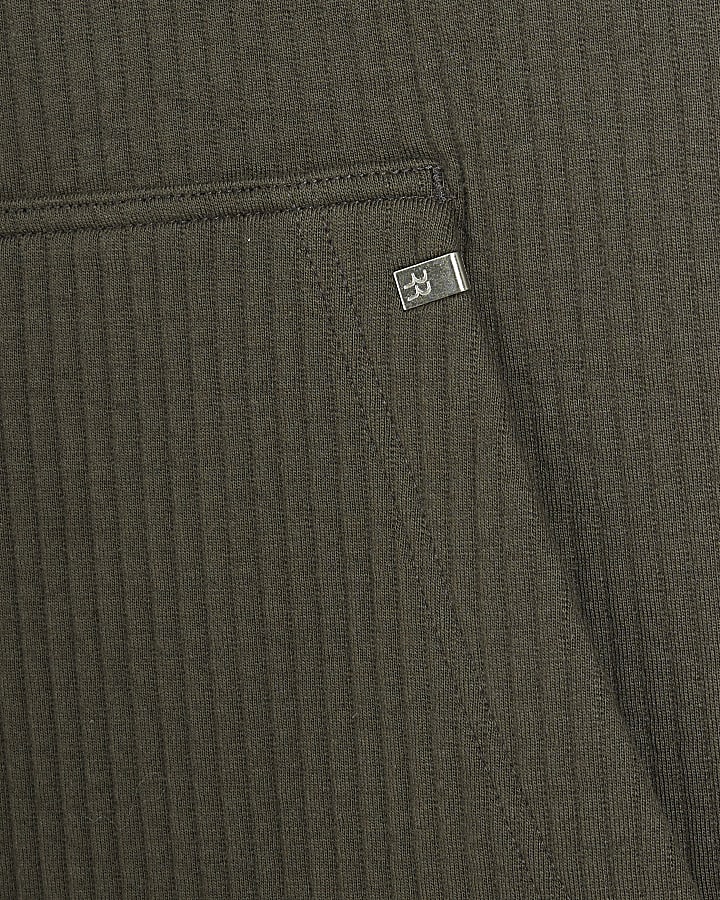 Khaki Quilt Gilet