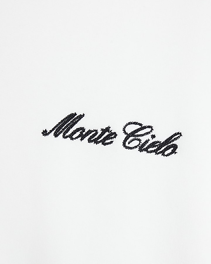 Ecru  Monte Cielo Graphic Hoodie