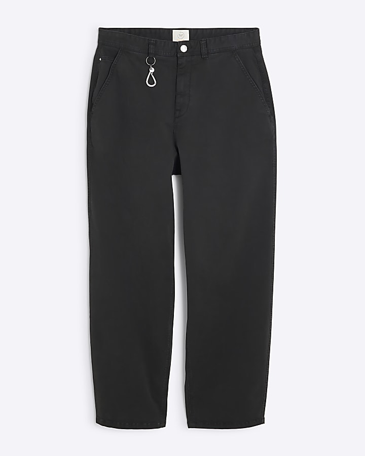 Black  Loose fit Trousers