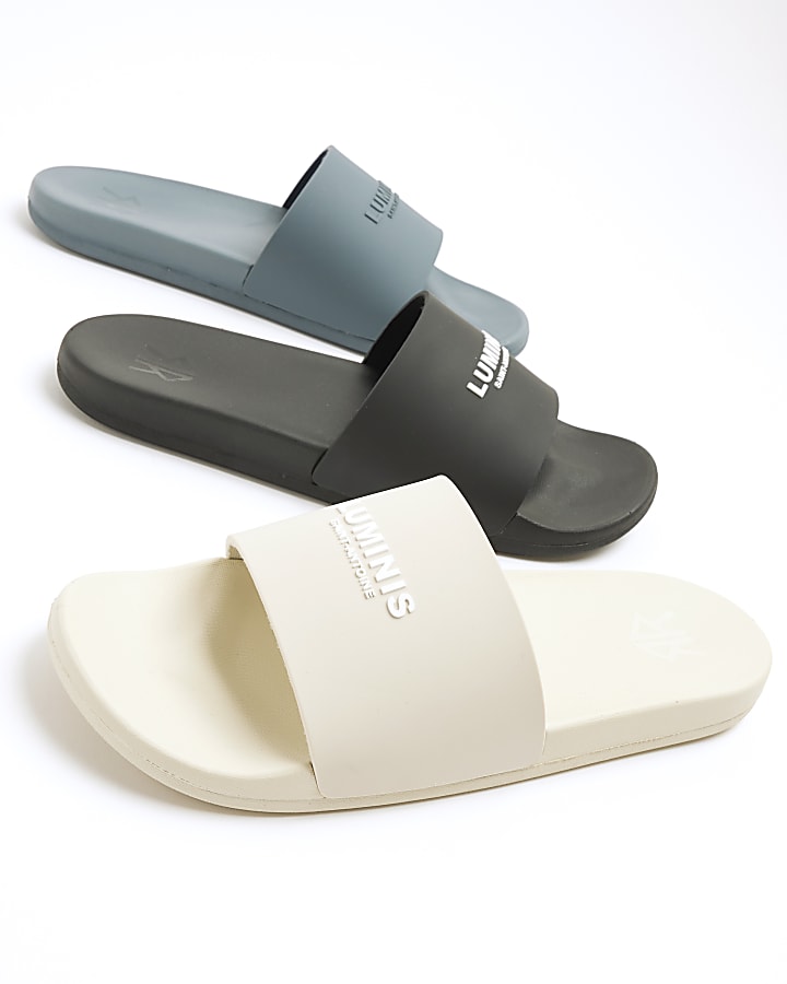 Beige Luminis Moulded Sliders