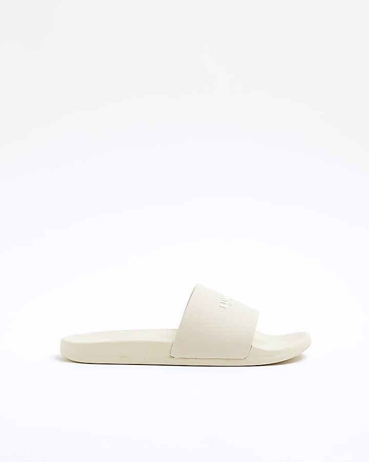 Beige Luminis Moulded Sliders