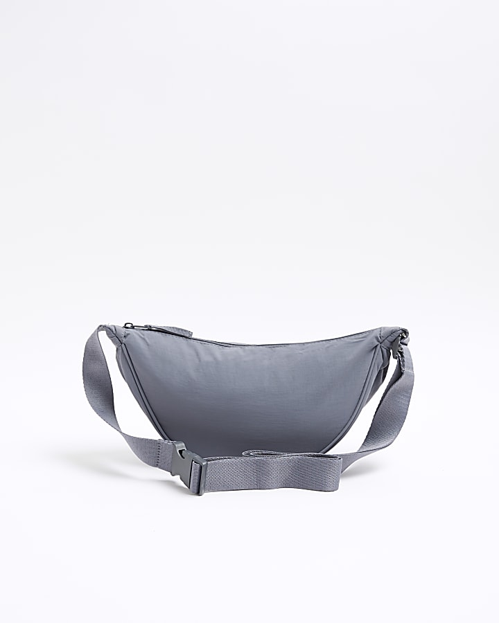 Grey Japanese cross body bag