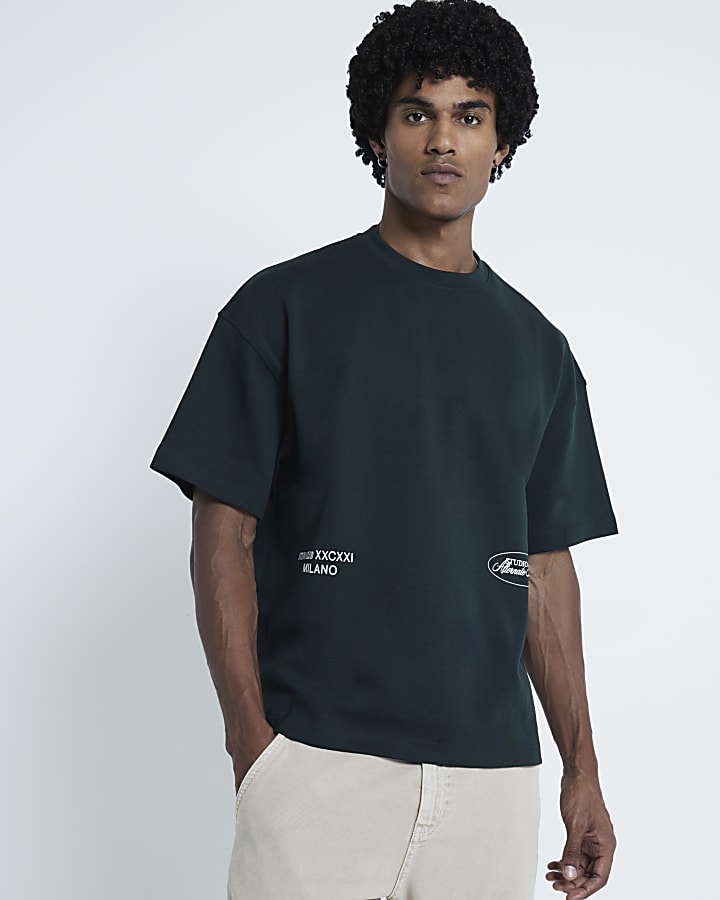 Green Short Sleeved Studio Club Tee