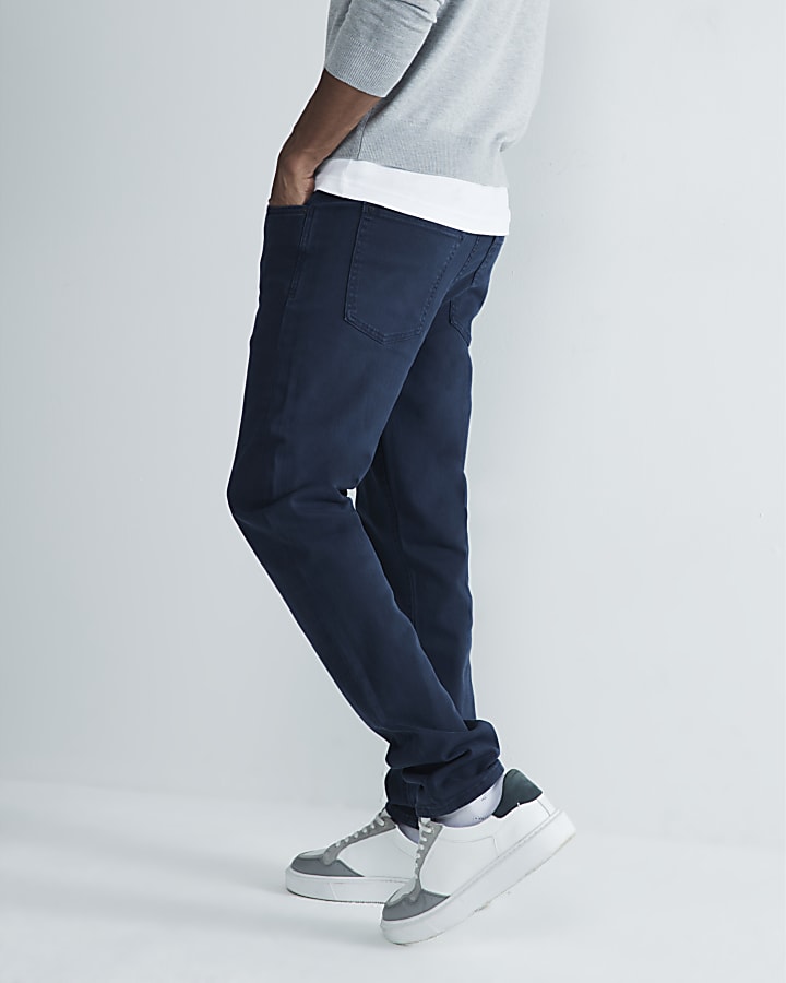 Navy Slim Fit Denim Jeans