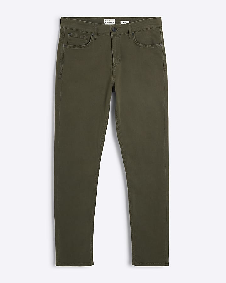 Green Slim Fit Jeans