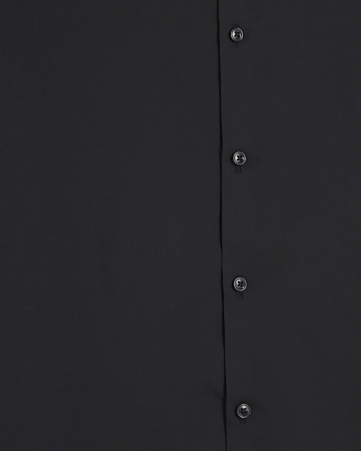 Black slim fit shirt